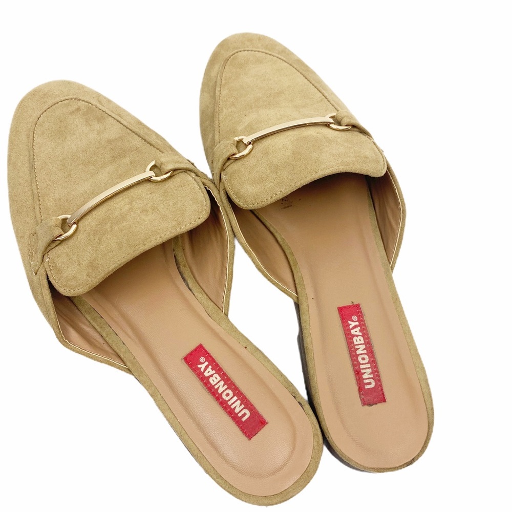 Unionbay Tan Suede “Solo” Slip On Size 11